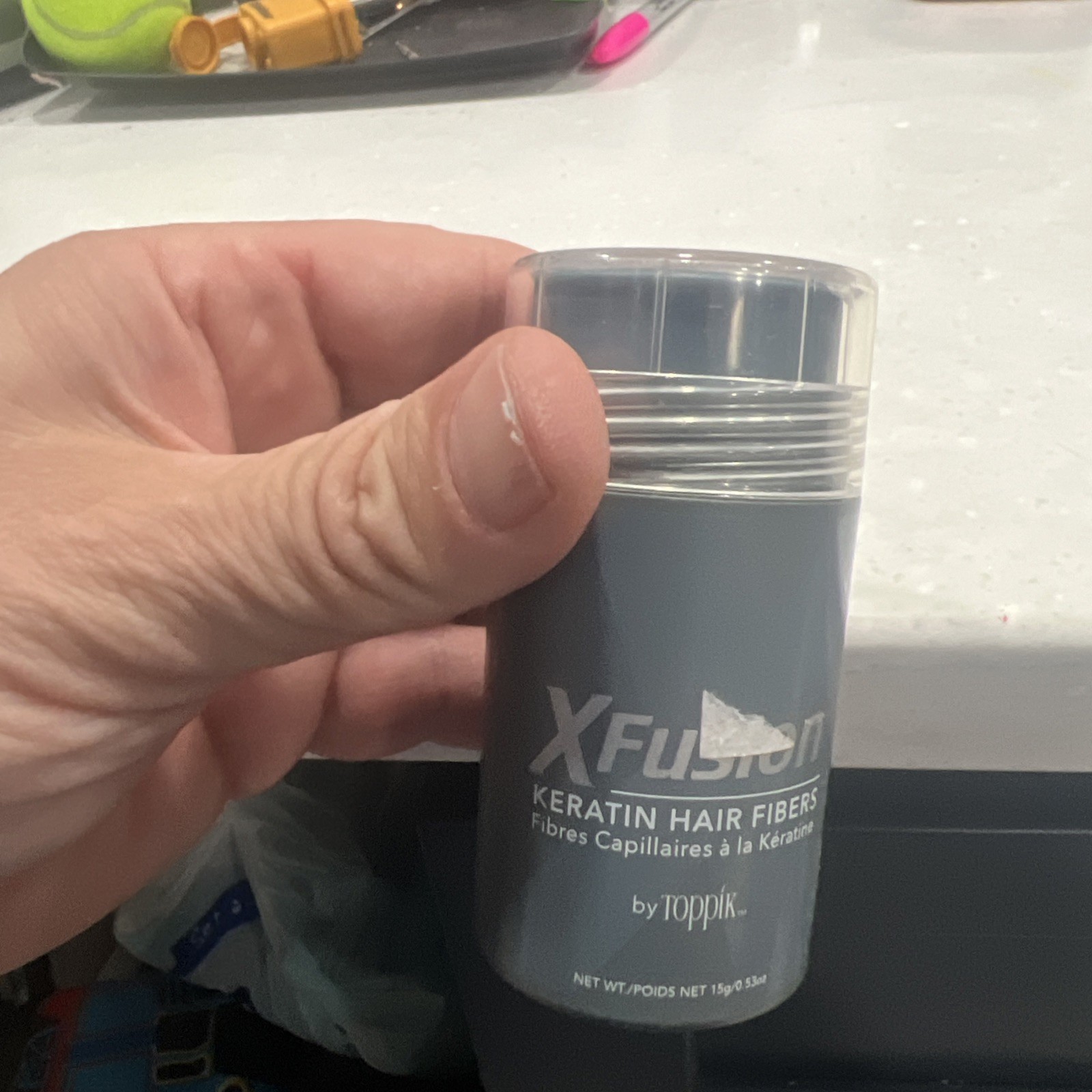 Xfusion Keratin Hair Fibers 15g / 0.53oz Dark Brown Level 3