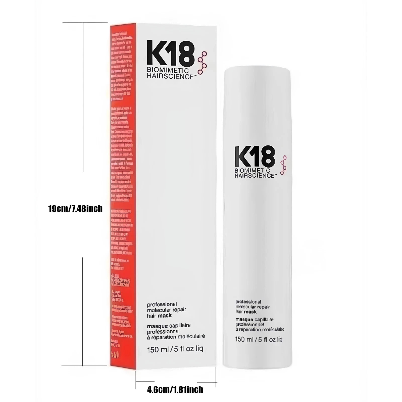 K18 Leave In Molecular Repair Hair Mask 150ml Deep Damage Repair Hair Care