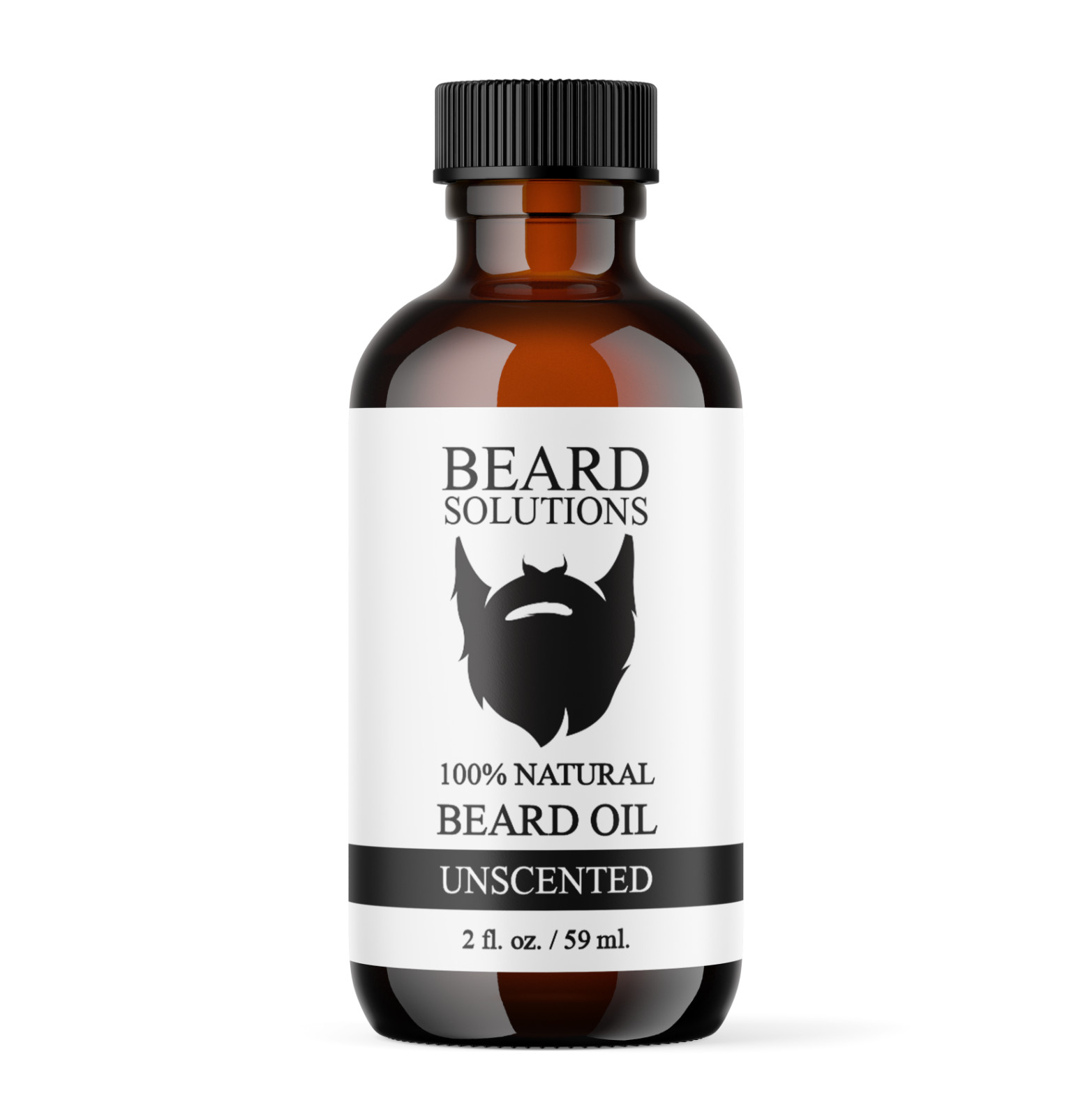 Unscented Beard Oil 2 oz. Hair Growth Serum for Men Beard, Mustache And Grooming