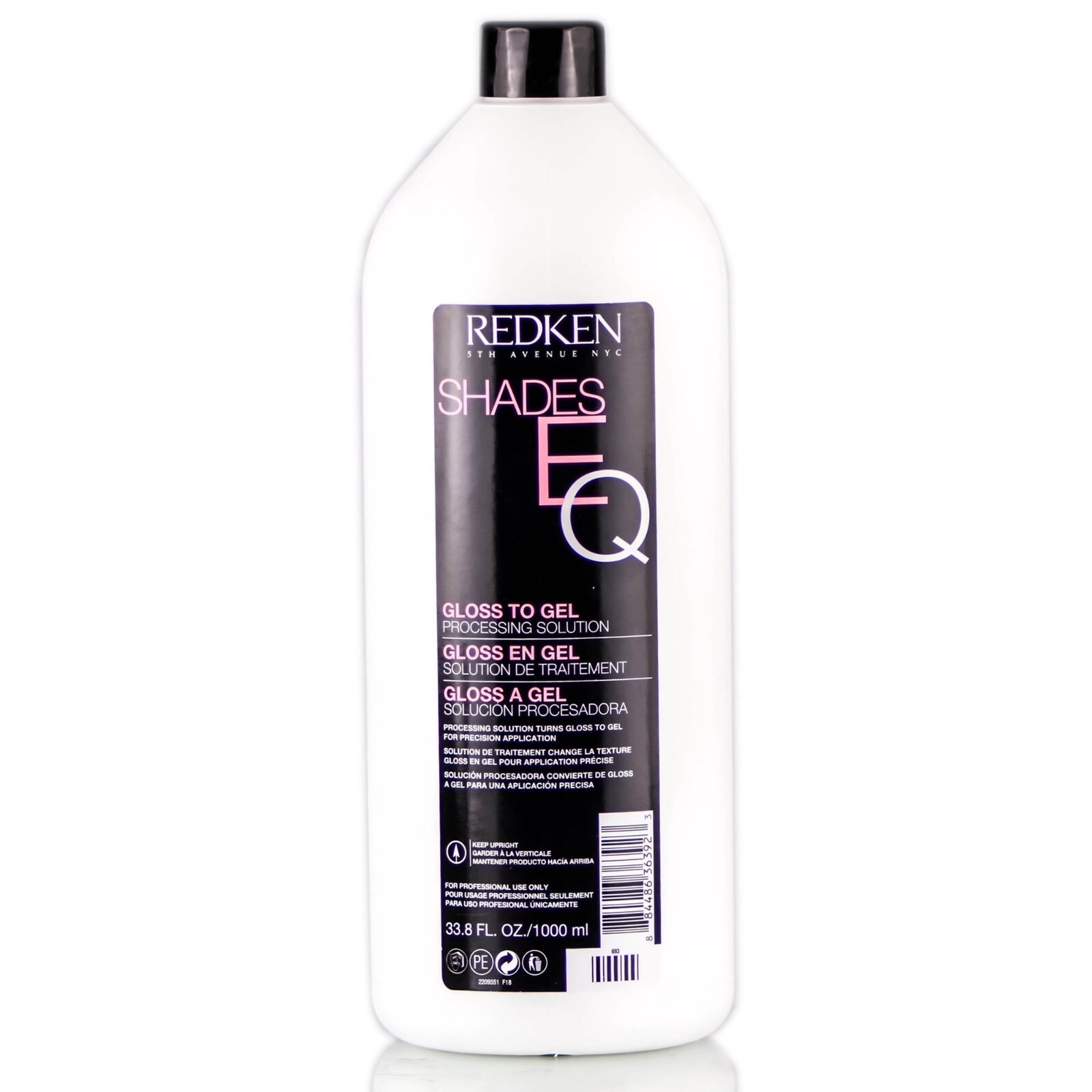 Redken Shades EQ Gloss to Gel Processing Solution 33.8 fl.oz / 1000 ml