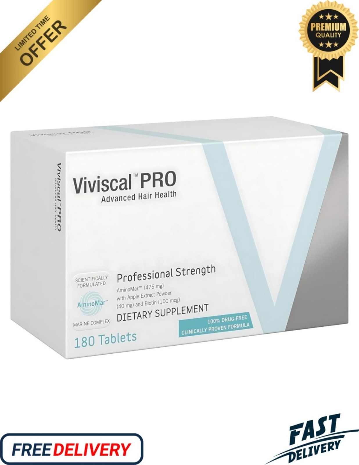 PRO 180 Tablets Professional Hair Growth Supplement