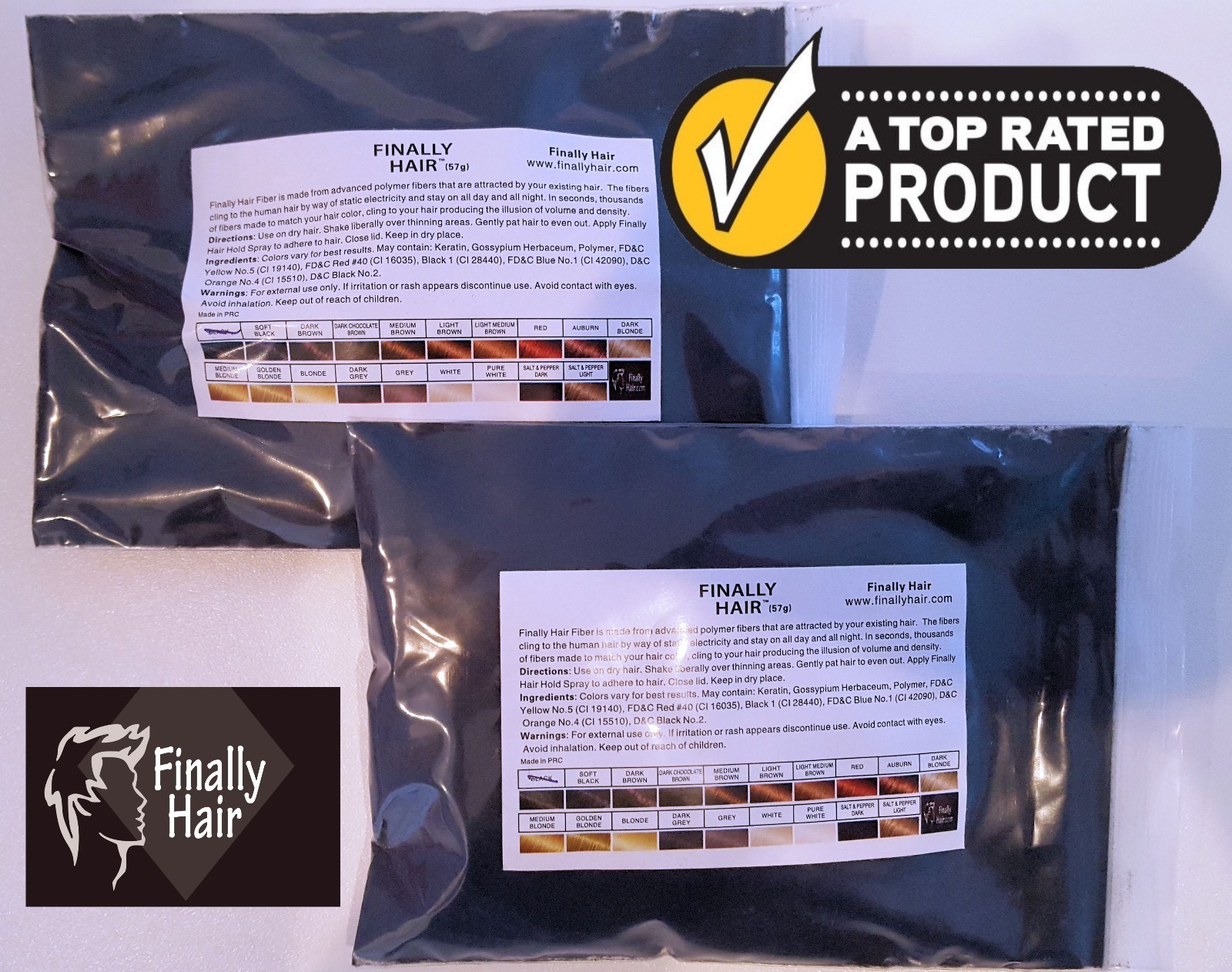 KERATIN HAIR LOSS CONCEALER FIBER 114g REFILL REMOVE BALD SPOTS Not 100g 100