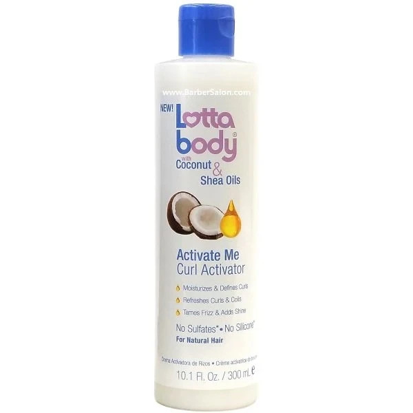 LOTTABODY ACTIVATE ME Curl Activator Coconut & Shea Oils 10.1 fl oz