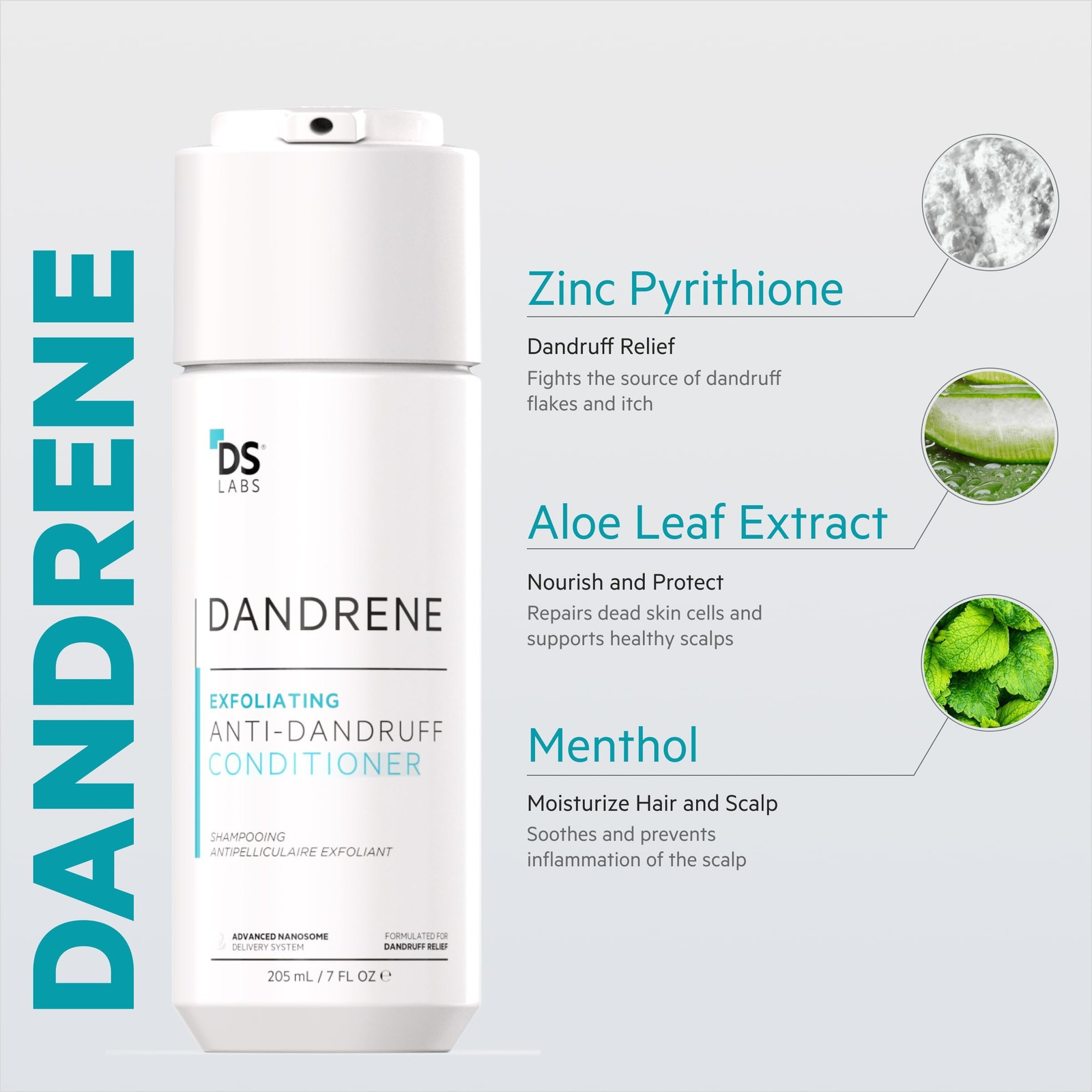 Ds Laboratories Ds Labs Dandrene Dandruff Conditioner 205Ml – For Itchy Flaky