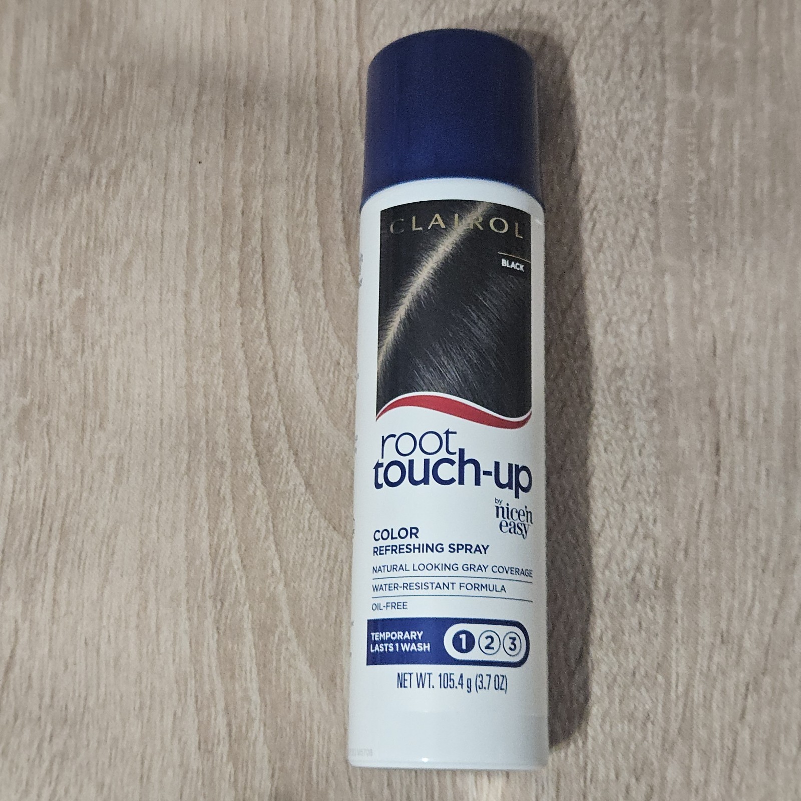 CLAIROL Root Touch Up Color Refreshing Spray BLACK 3.7 Oz Nice n Easy Hair New