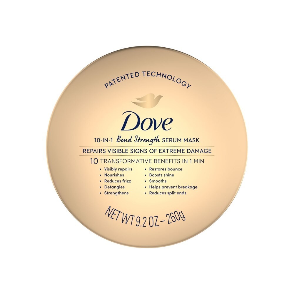 2 PACK Dove 10-in-1 Bond Strength Serum Mask, 9.2 OZ