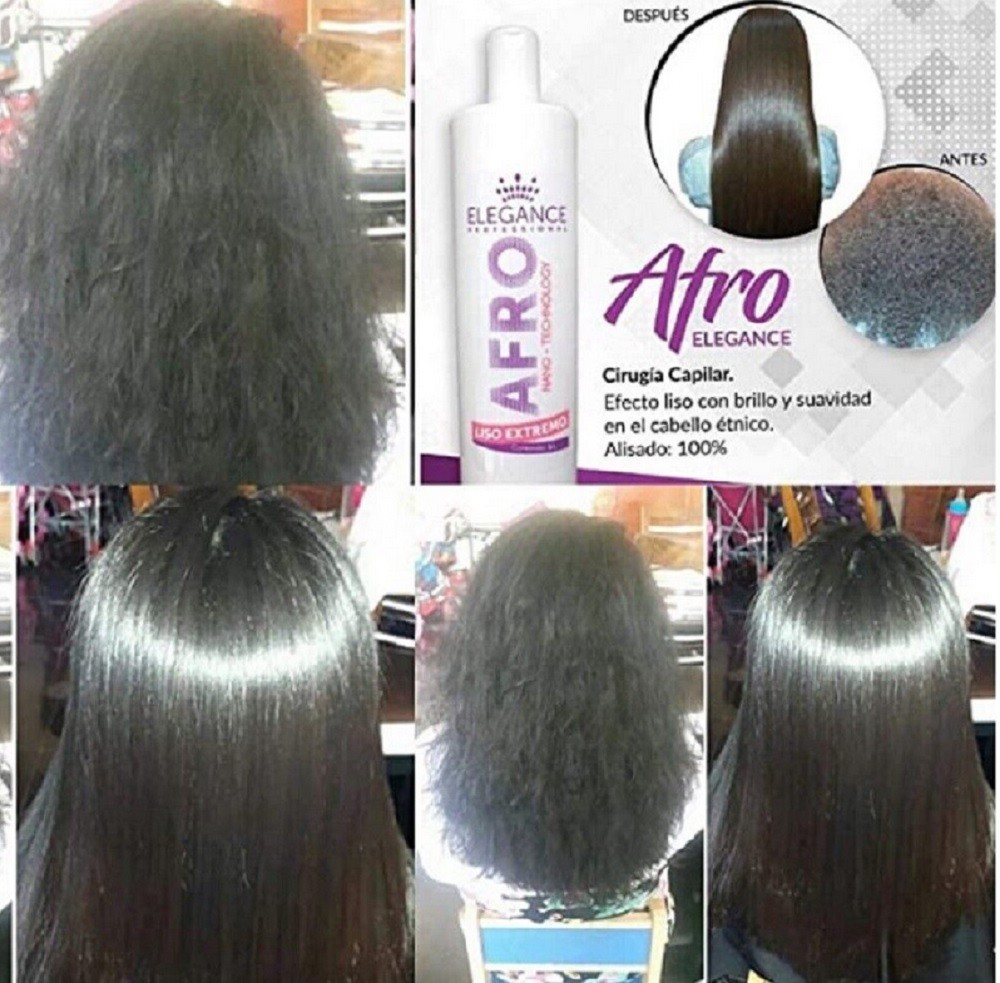 CIRUGÍA CAPILAR ELEGANCE AFRO ALISADO EXTREMO 480 ML (SOLO LA CIRUGIA)