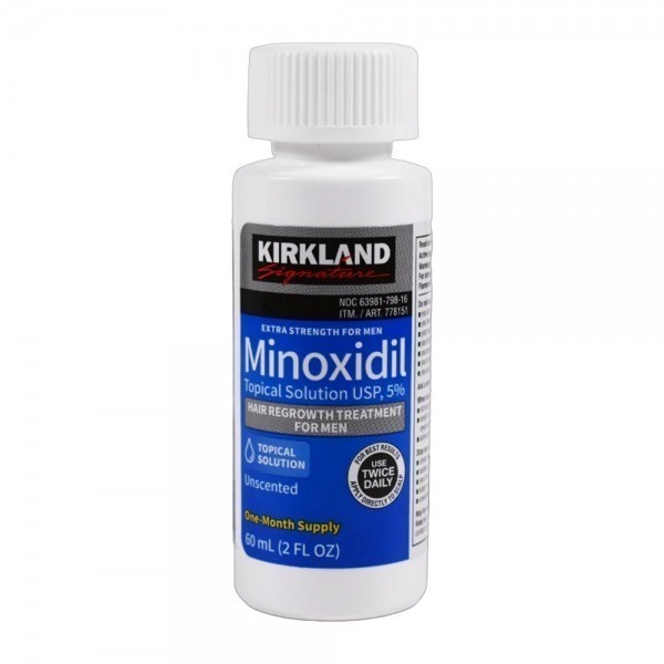 Kirkland Minoxidil 5% Hair Regrowth Solution Extra Strength Men 6 Month Supply