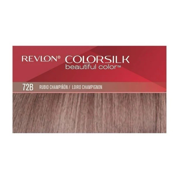 3 PACK – REVLON COLORSILK 72B 🇲🇽 TINTE PARA CABELLO COLOR RUBIO CHAMPIÑÓN