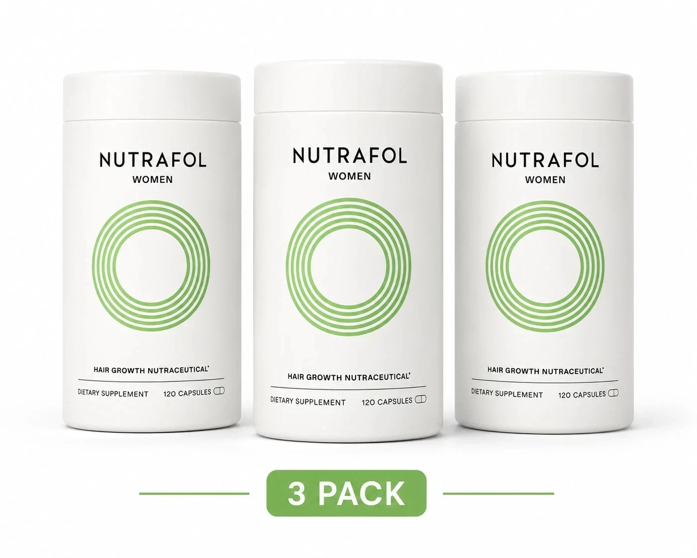 Pack of 3 Women’s Hair Growth Supplement 360 Caps – Fast Shipping Ages 18 – 44