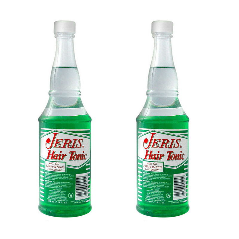 2 Bottles Clubman Jeris Hair Tonic with Oil Professional Size 14 oz