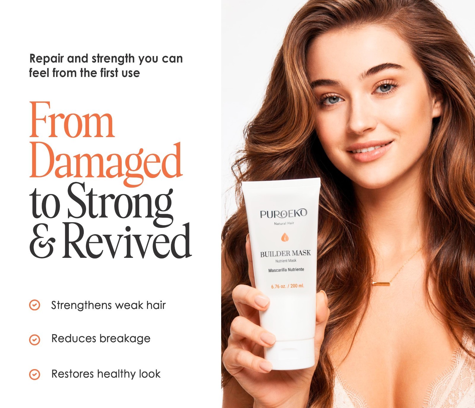 Intensive Hair Repair Mask for Damaged Hair | Nourishing Deep Treatment 200ml
