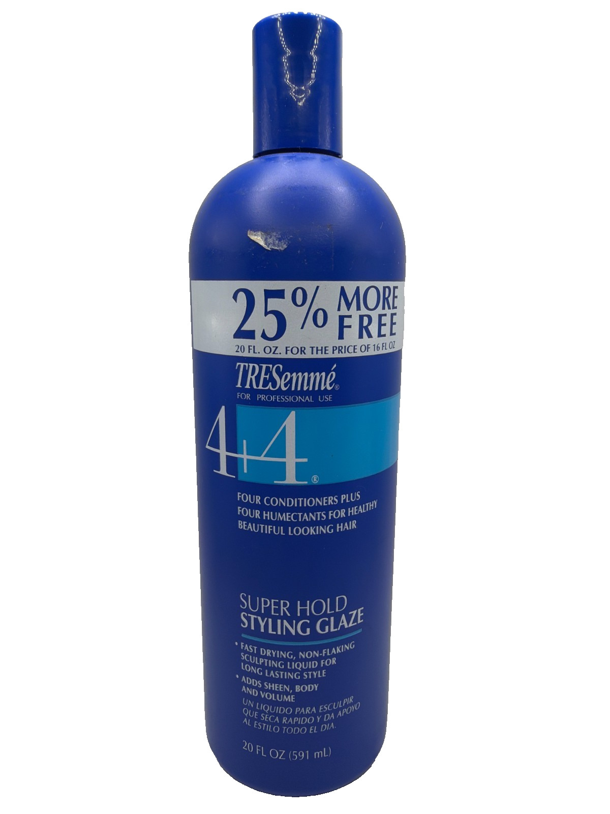 TRESemme 4+4 STYLING GLAZE Super Hold 3 Bottles 20 Fl Oz NOS
