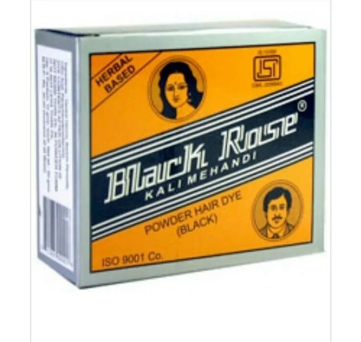 3 Boxes 15 Packs Black Rose 50g Each Box Kali Mehndi Henna Herbal Base Hair Dye