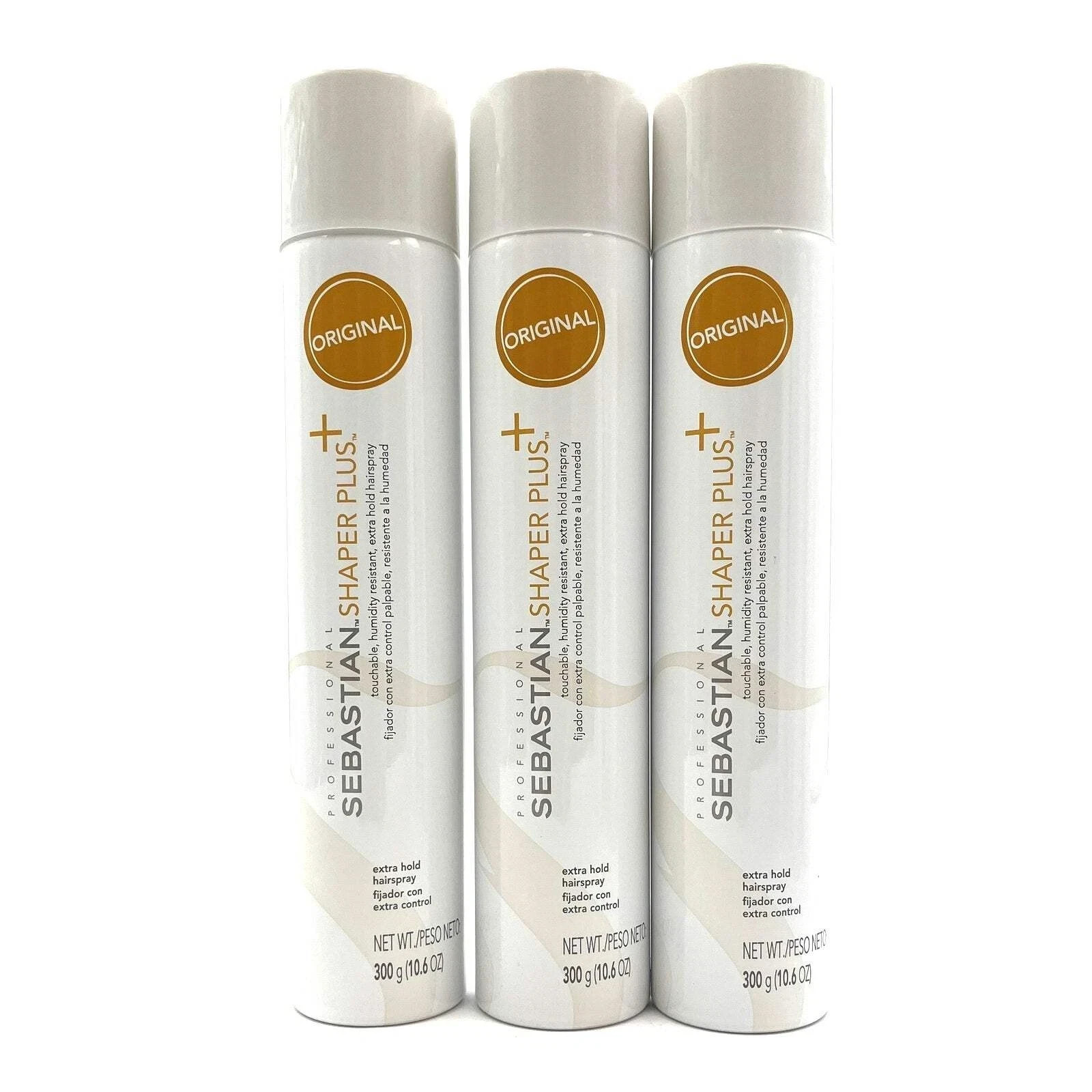 Sebastian Shaper Plus Extra Original Hold Hairspray 10.6 oz 3 Pack