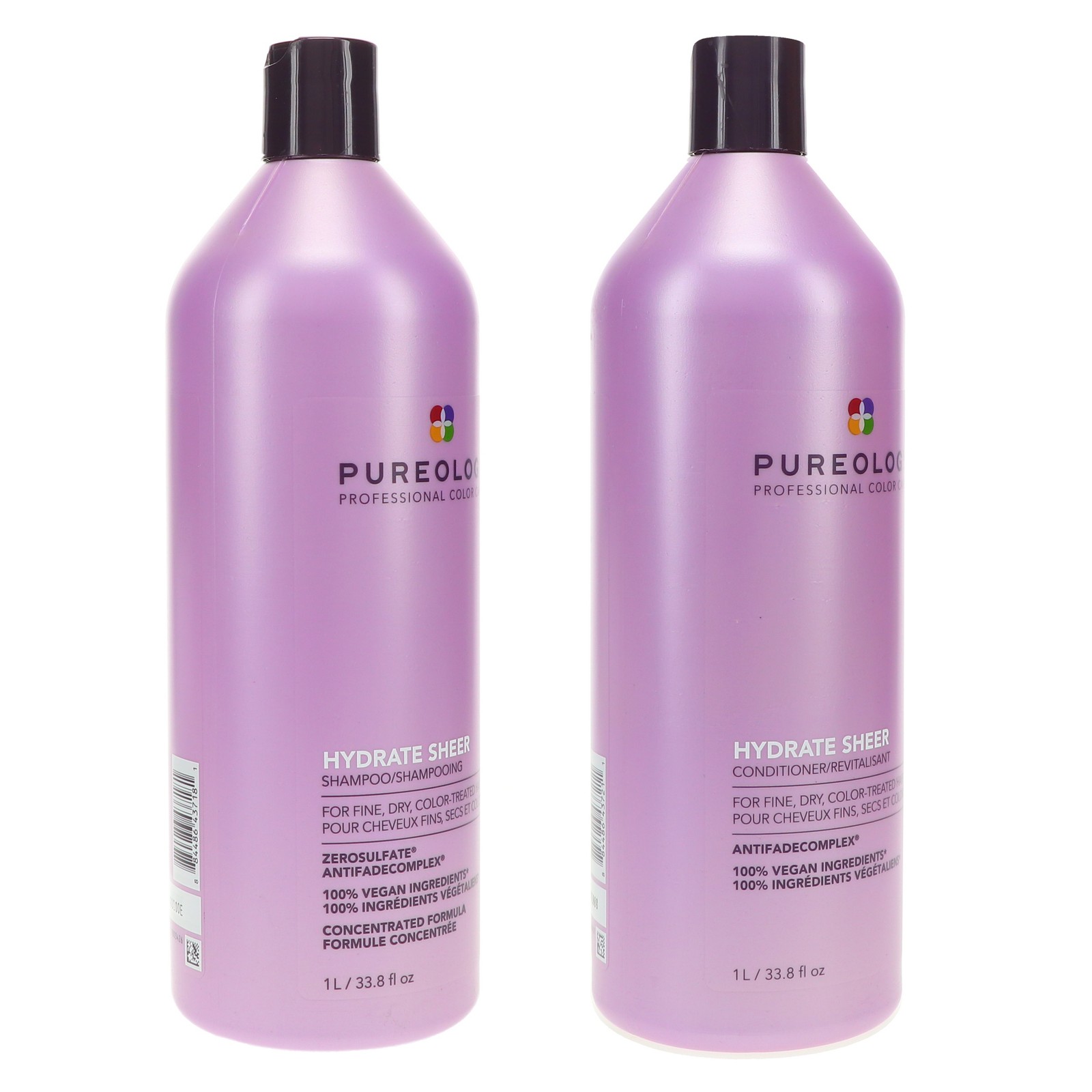 Pureology Hydrate Sheer Shampoo 33.8 oz & Hydrate Sheer Conditioner 33.8 oz