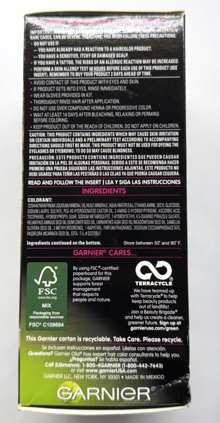 Garnier Olia Bold Ammonia-Free Brill’t Color Oil-Rich 7.20 Dark Rose Quartz