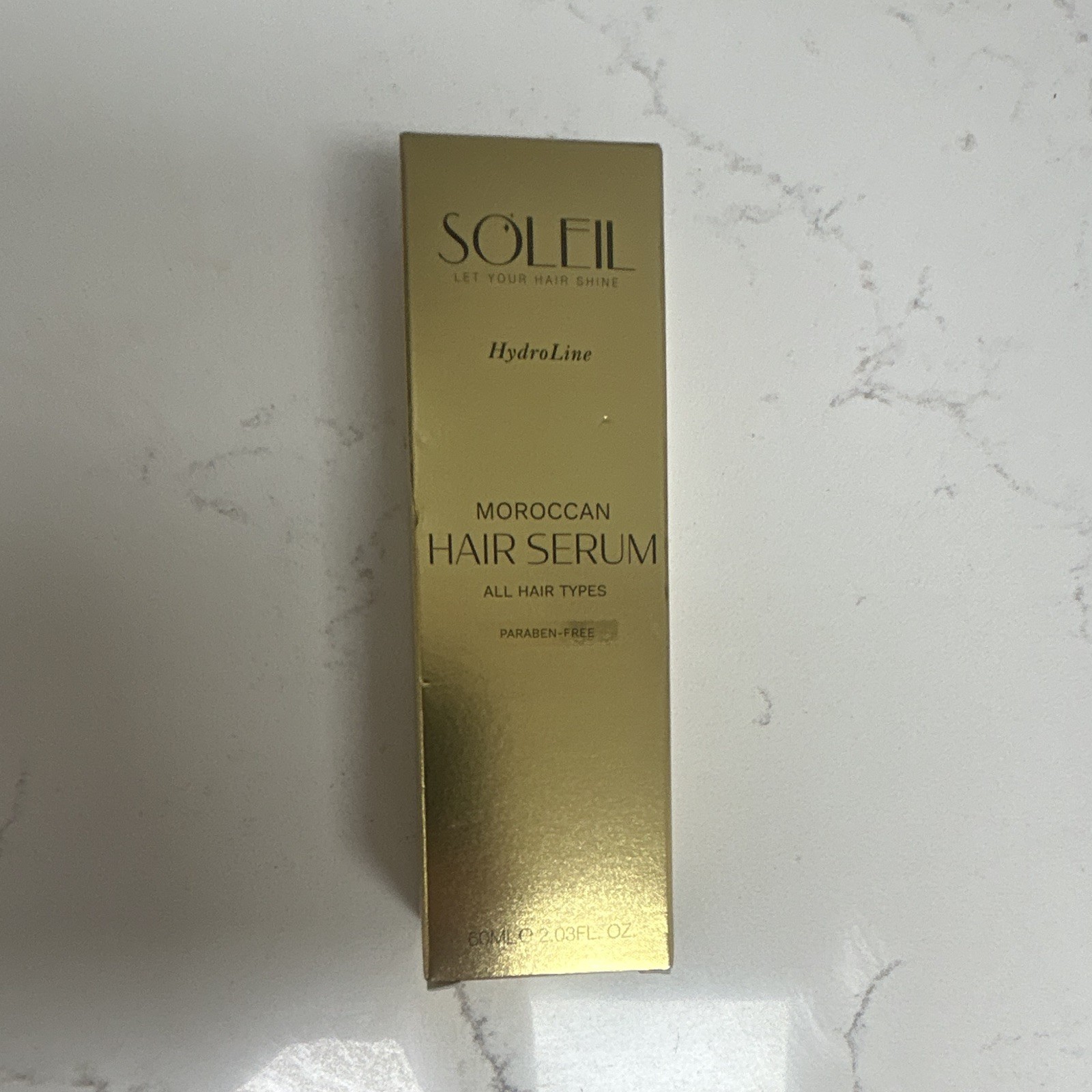 Soleil HydroLine NEW RARE Moroccan Hair Serum Argan Oil Paraben-Free MSRP:$249