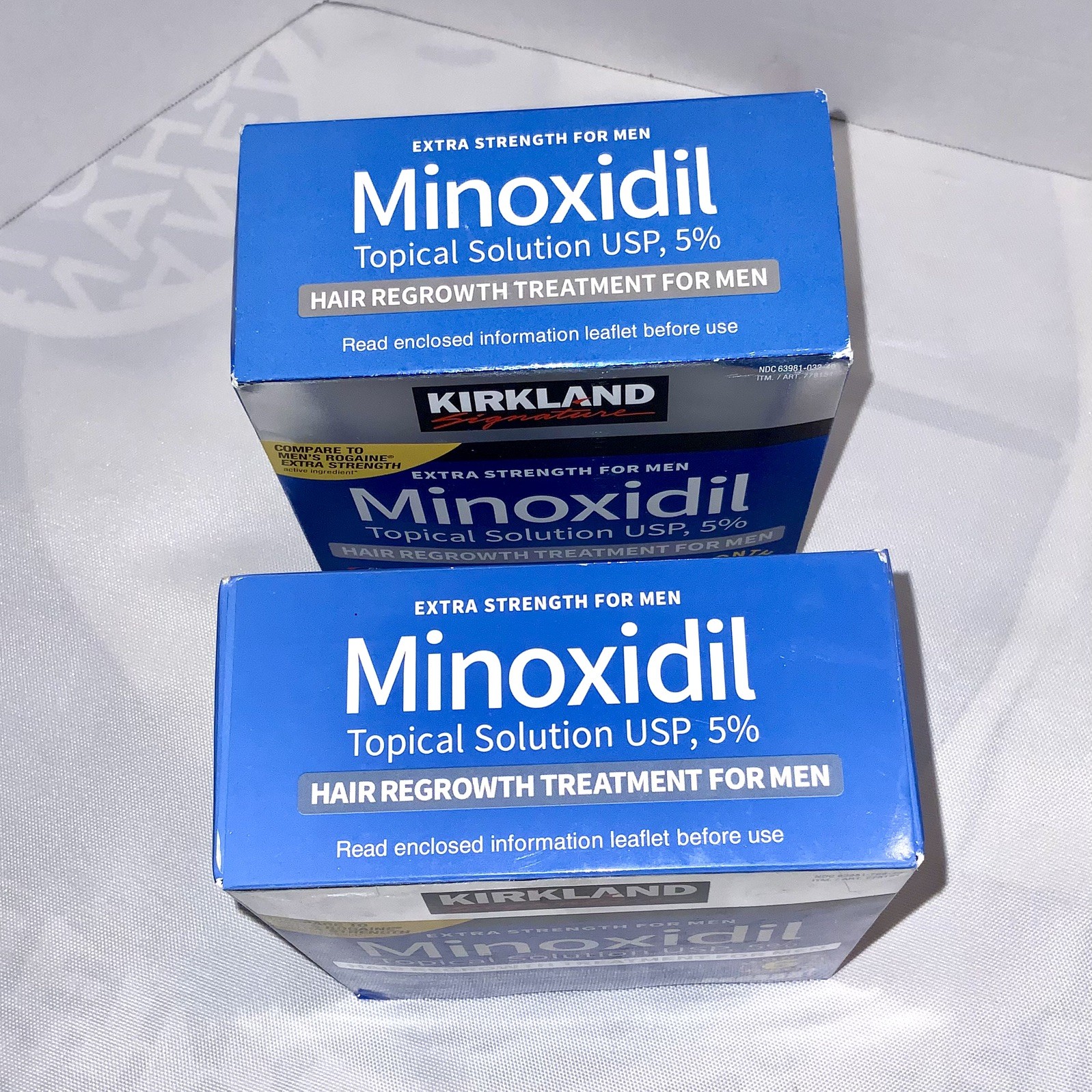 2 PACK LOT Kirkland Minoxidil 5% Hair Regrowth TOPICAL Treatment 12 Month Supply
