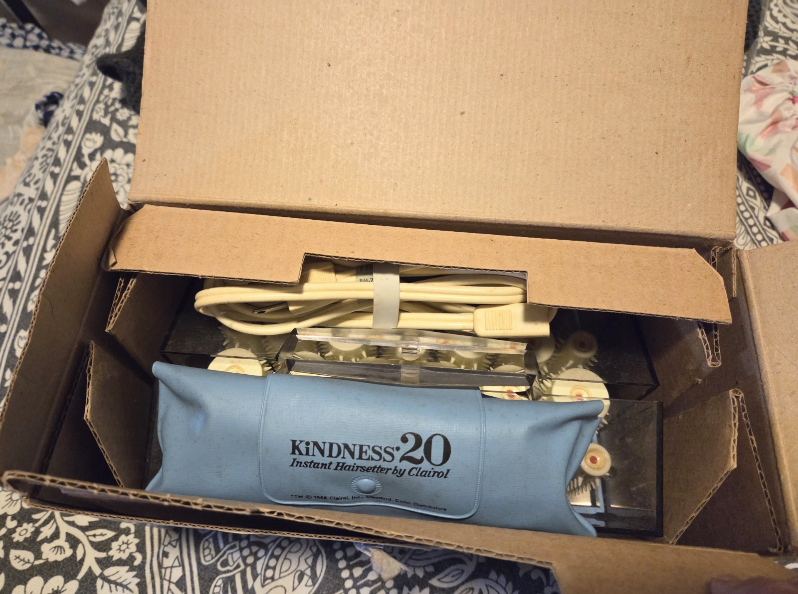 Clairol Kindness 20 Instant Hair Setter Curlers 1968 Made in Denmark 761 Vintage