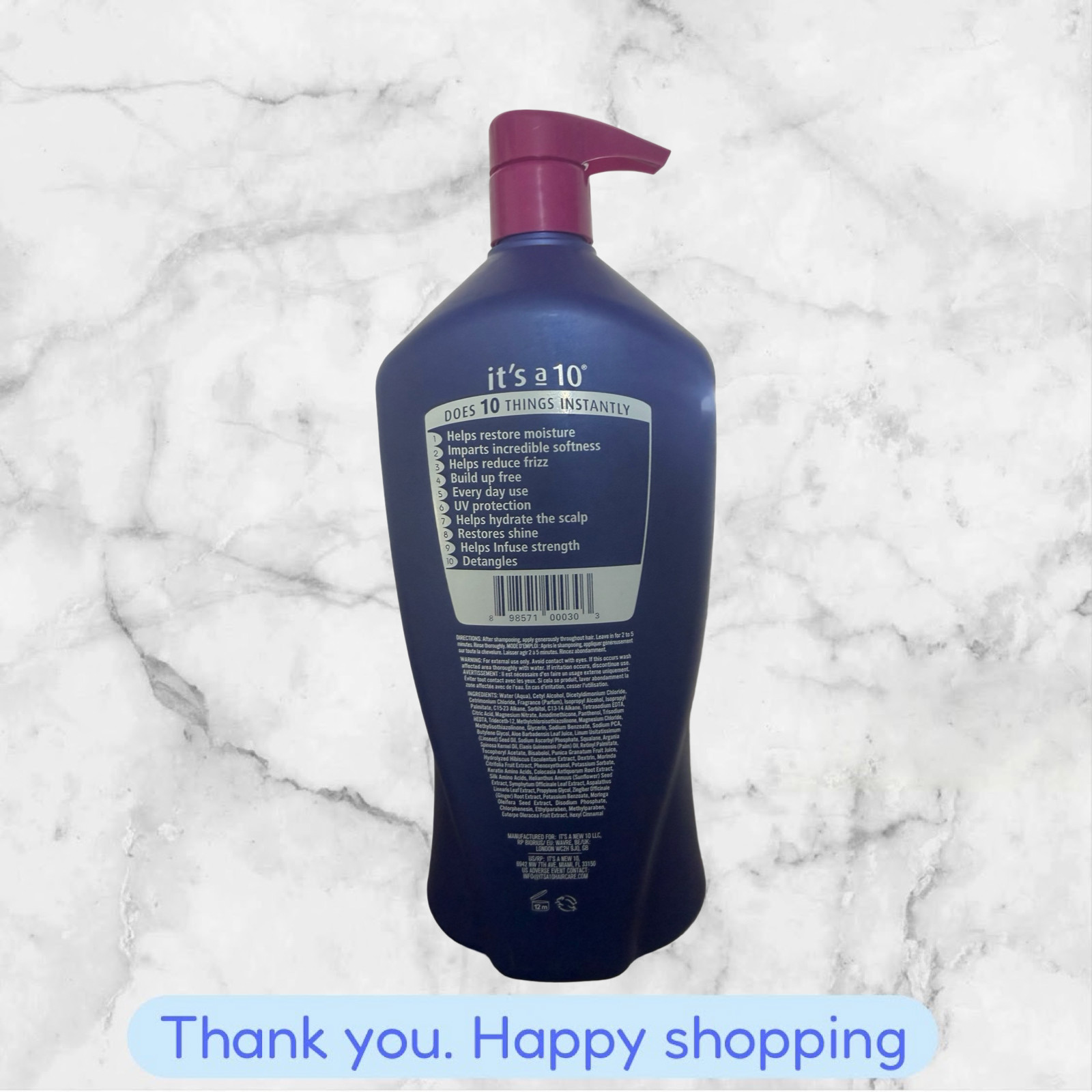 It’s A 10 Miracle Daily Conditioner 33.8 fl oz / 1 L BRAND NEW SHIPPING
