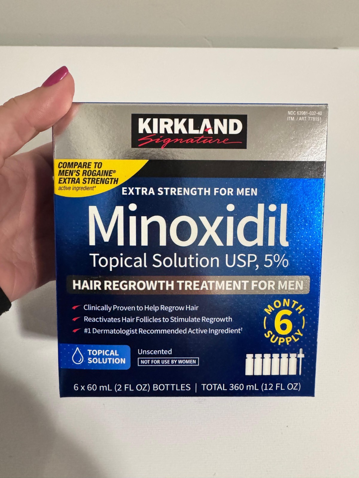 Tropical Solution Hair Minoxidil 5% Kirkland Signature