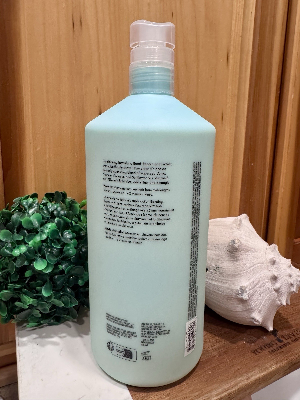 Fekkai | Super Strength+ | Protein PowerBond Conditioner | 1L/33.8 oz | w/ Pump