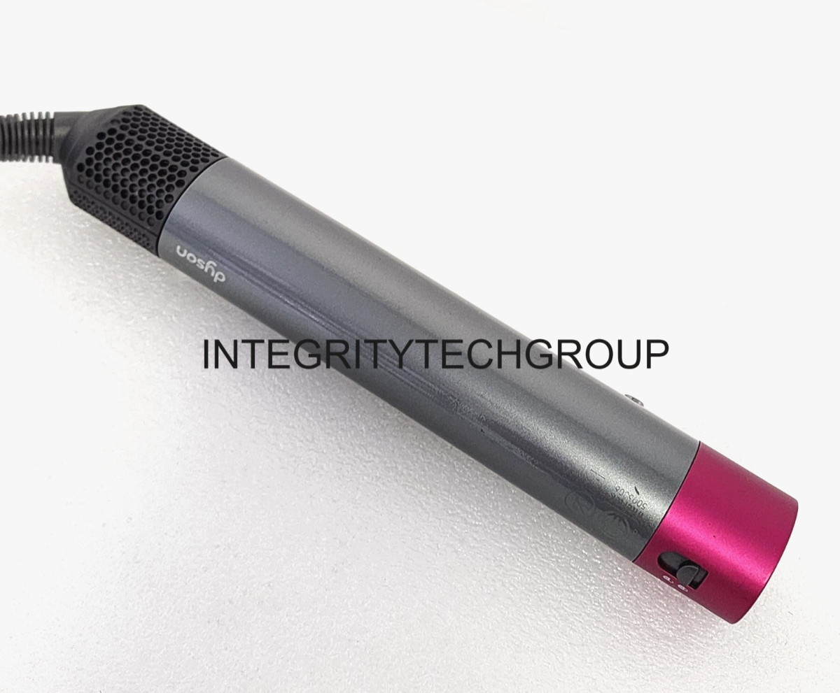 Genuine Replacement Dyson Airwrap Wand Tool Unit ONLY Nickel/Fuchsia (USED)