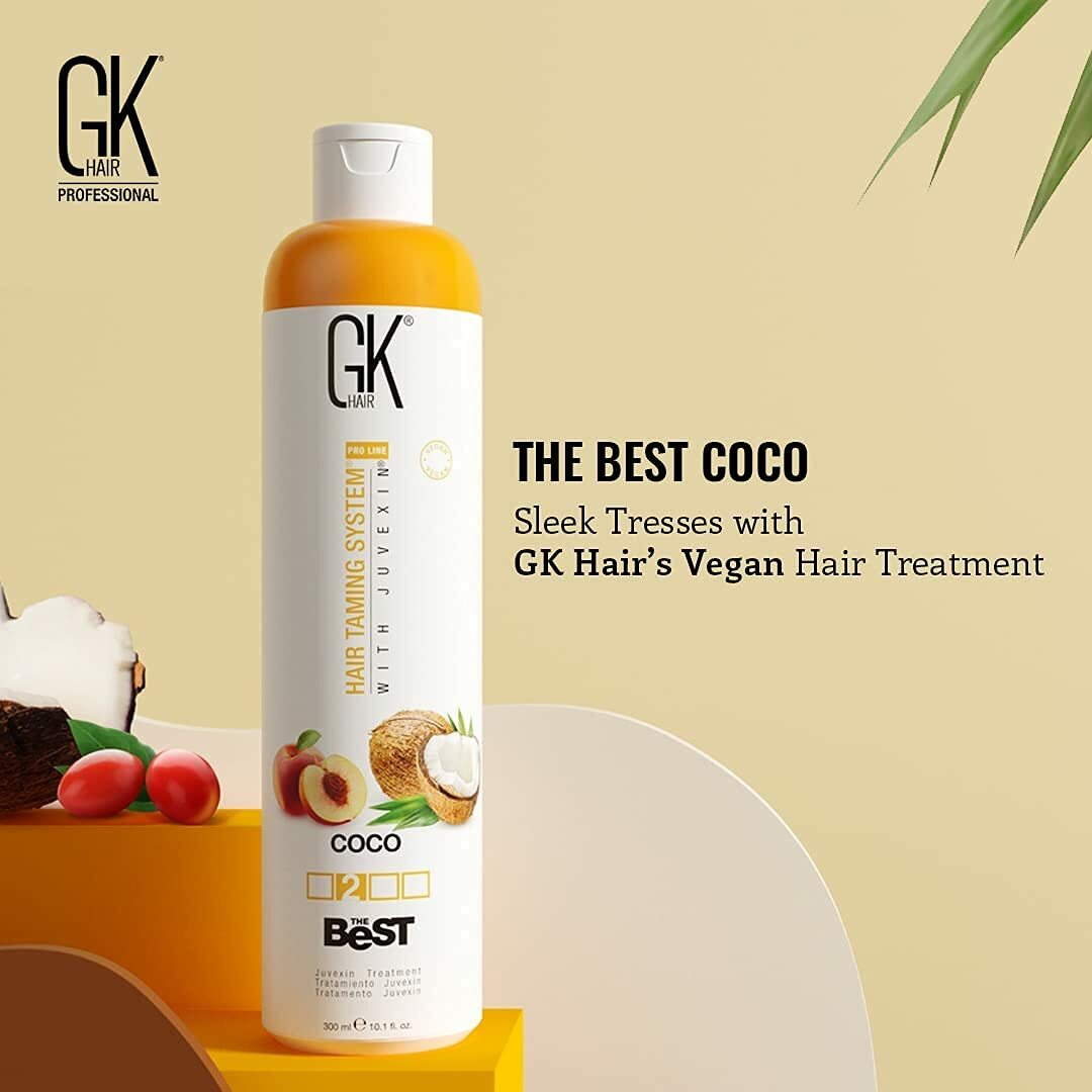 GK HAIR Best COCO 10.1 fl Oz Brazilian Blowout Women Keratin Treatment Smoothing