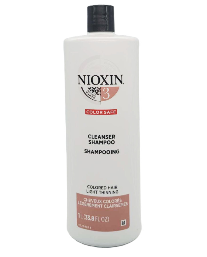 Nioxin System 3 Cleanser Shampoo for Colored / Light Thinning Hair 33.8 oz NEW