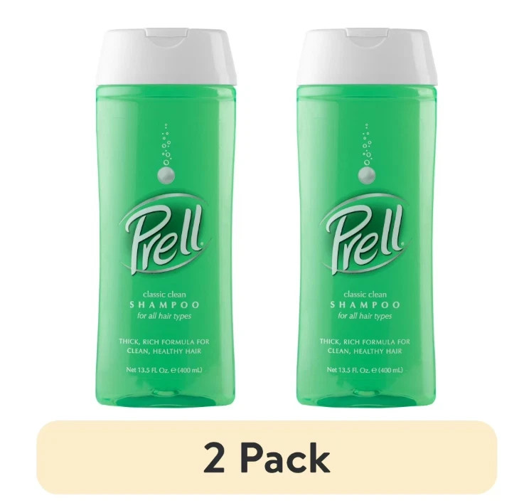 (2 pack) Prell Shampoo Classic 13.5 oz., All Hair Types, Adult