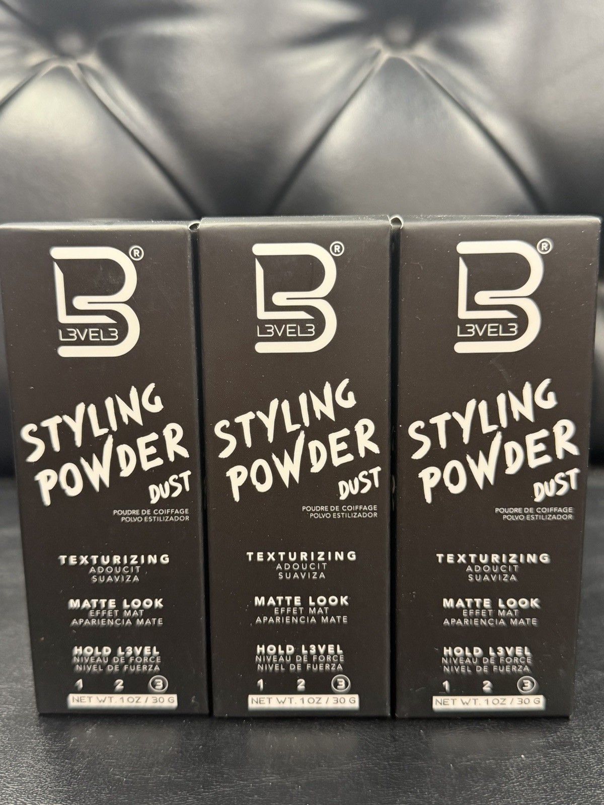L3VEL3 Styling Powder Dust – Texturizing Matte Finish | 1 oz / 30g Upgrade your