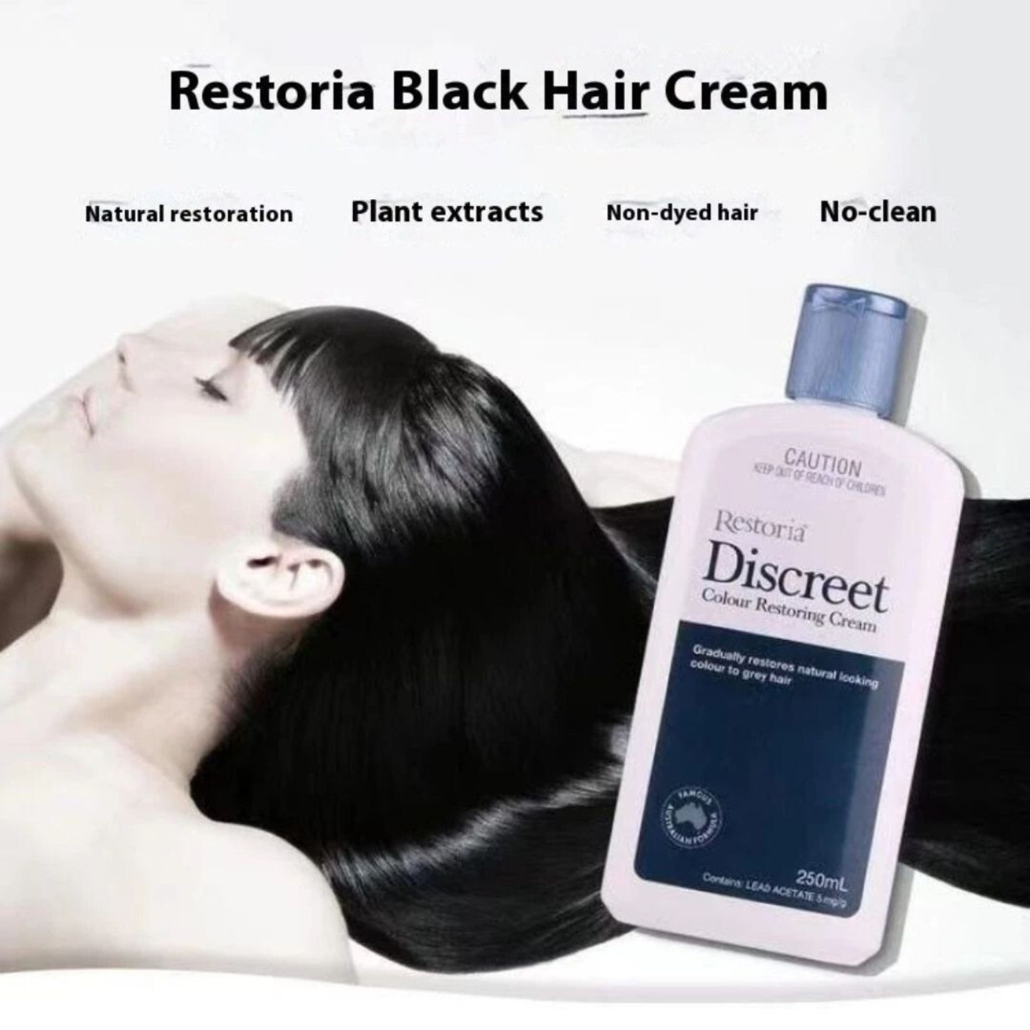250ml x 12units Restoria Discreet Colour Restoring Cream Hair Treatment 2028 EXP