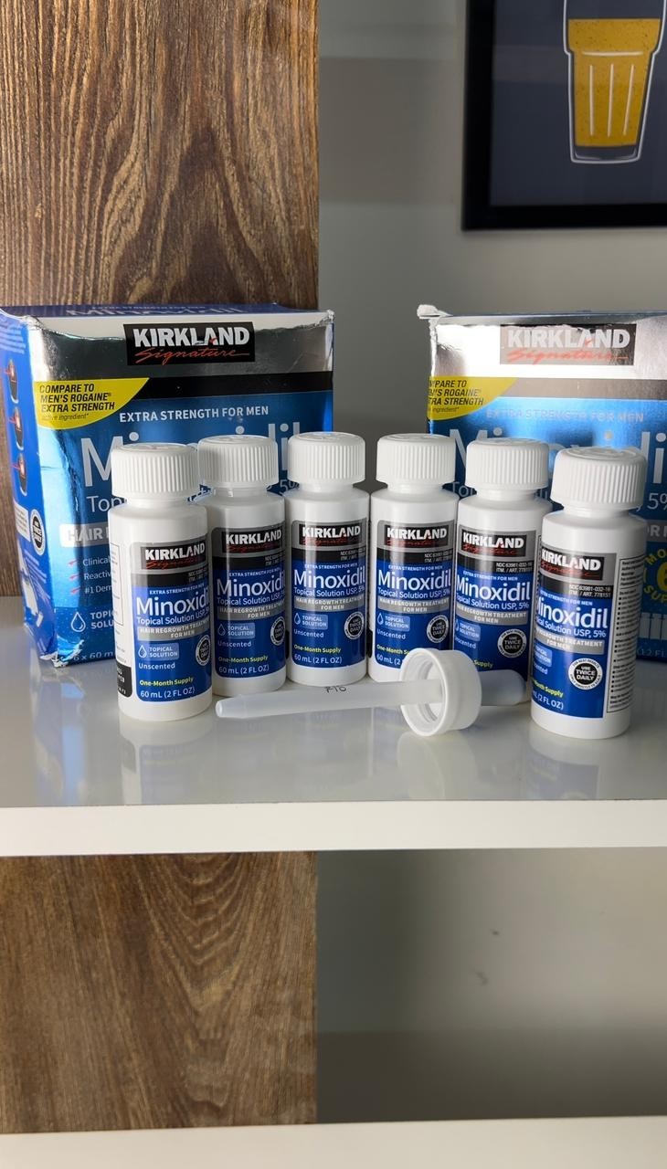 KIRKLAND Minoxidil 5% Extra Strength Men Hair Regrowth Solution 6 Month Supply
