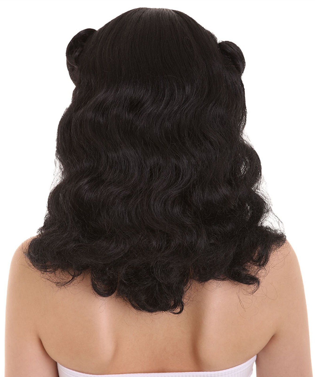 HPO Adult Womens Drag Pin Up Wig, Flame-retardant Synthetic Fiber.HW-3717