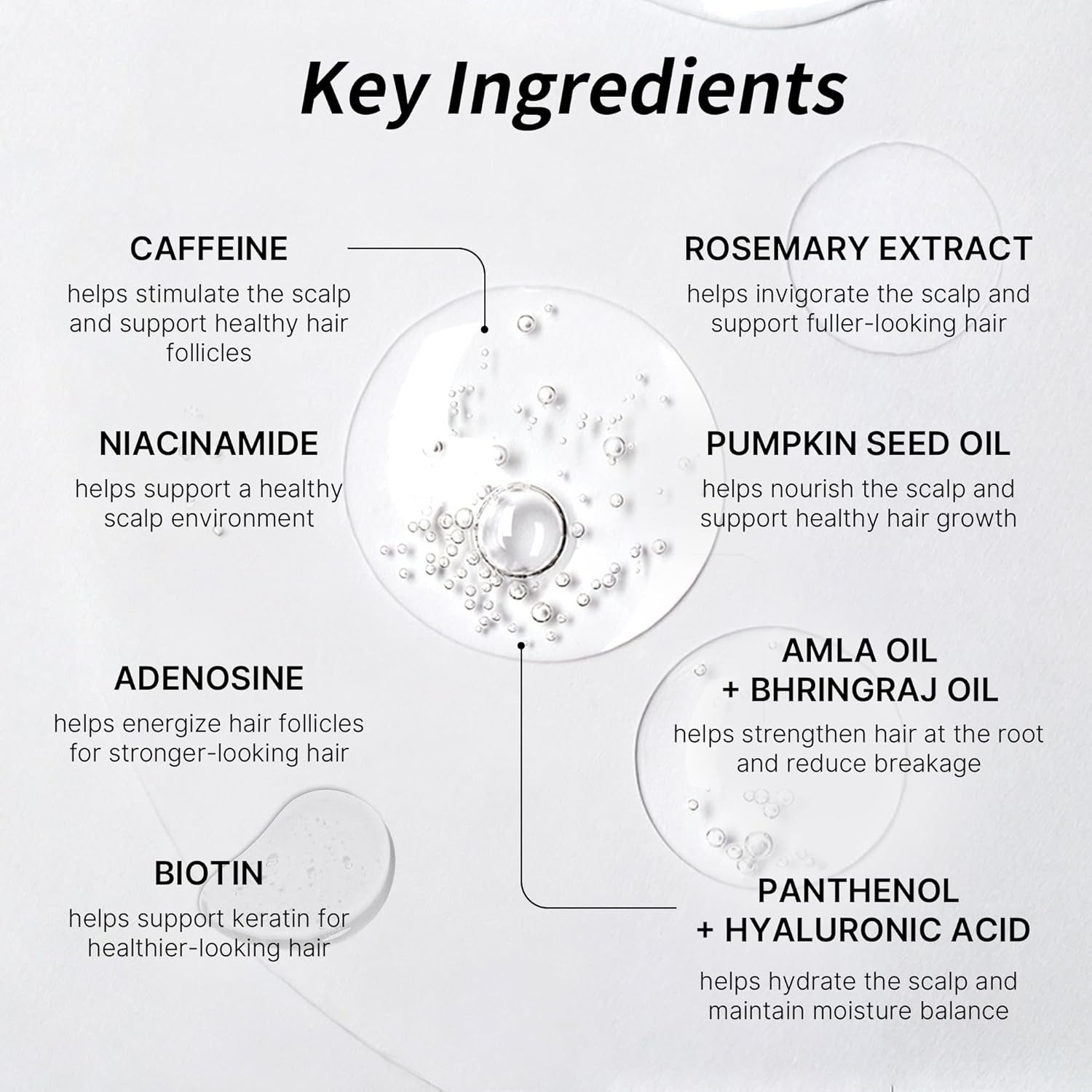 Hair Thickening Serum Helps Reduce Hair Loss Hair Growth Serum Roll On