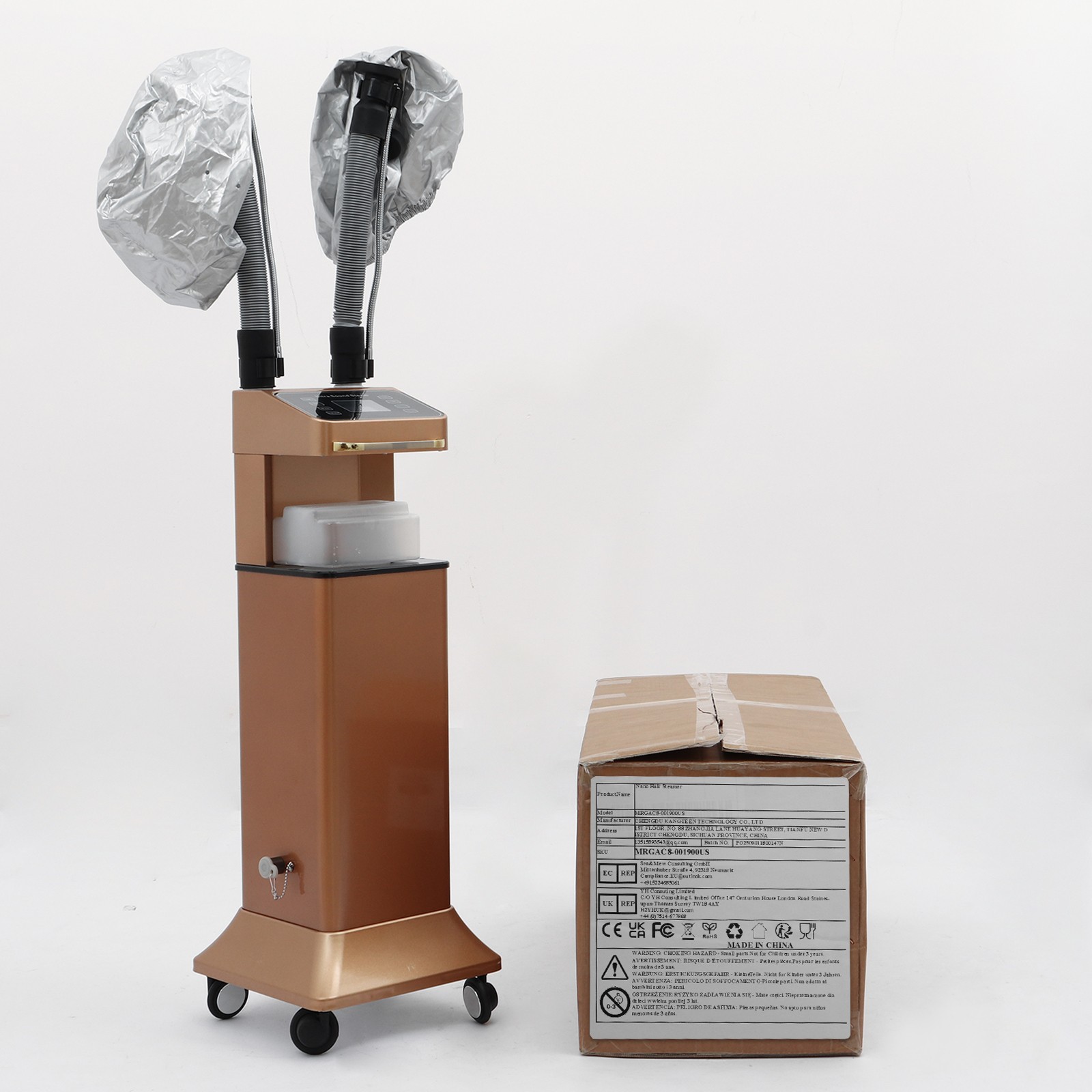 1200ml/40.58oz Multifunctional Hair Steamer Machine Nano Hair Steamer Machine