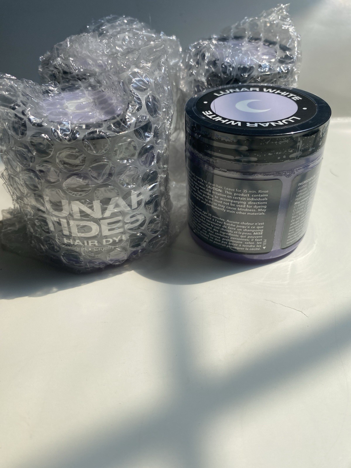 Lot Of 4 Sealed Lunar Tides Temporarily Hair Dye Color (Lunar White) 4 Oz, Vegan