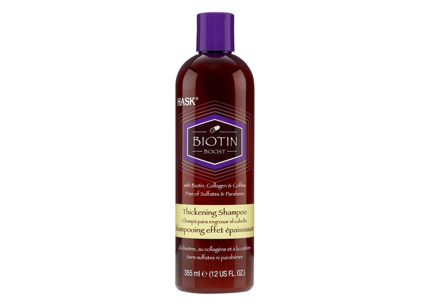 Biotin Thickening Shampoo for Hair Loss 15 fl oz Hask Biotin Boost Thickening