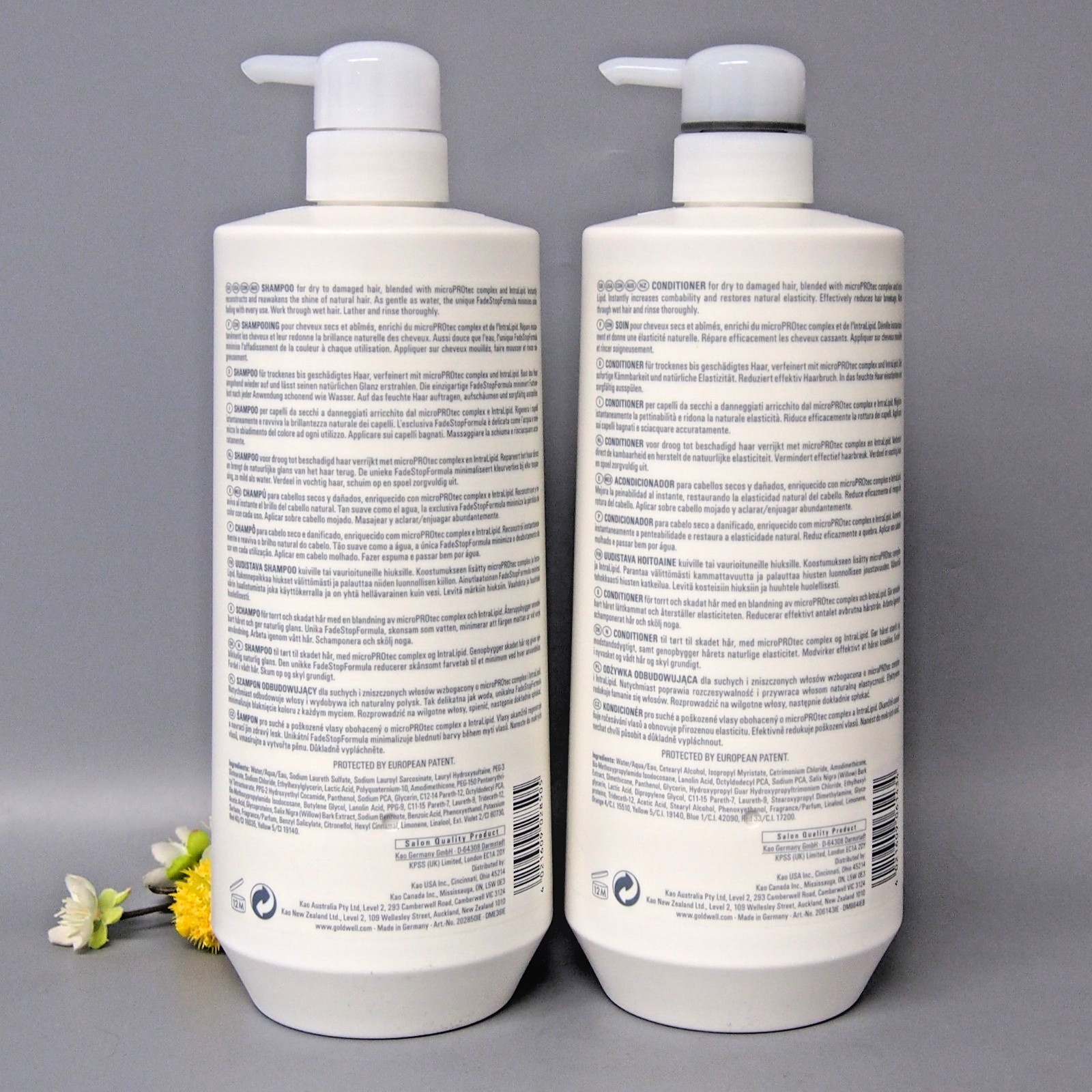 Goldwell Dualsenses Rich Repair Restoring Shampoo & Conditioner 33.8oz / 1000ml