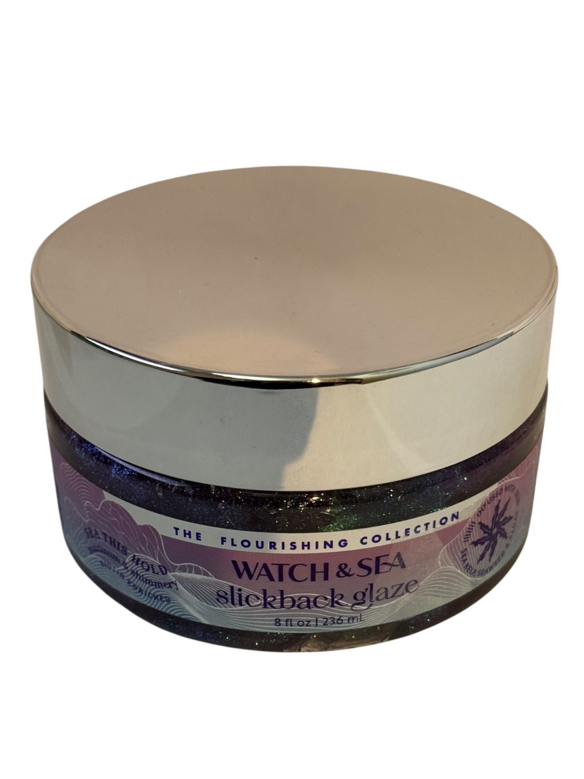 Watch & Sea Slickback Glaze 8 fl oz – The Flourishing Collection – Max Hold
