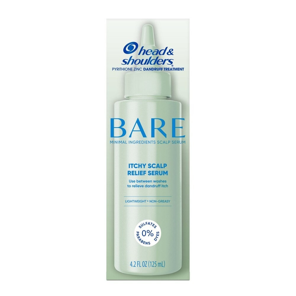 2 PACK Head & Shoulders Bare Itchy Scalp Relief Serum, 4.2 OZ
