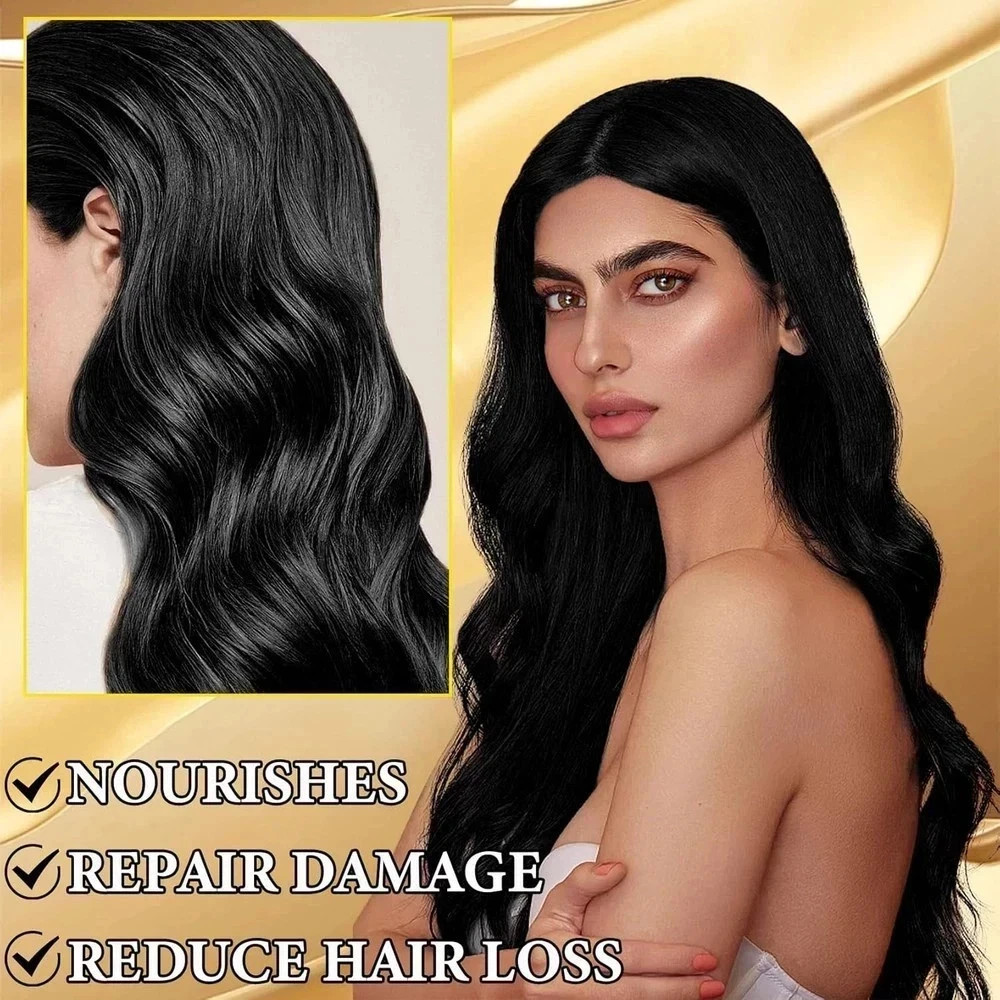 Instant Black Hair Dye Shampoo for Women & Men,3 in 1 Magic Hair Color Shampoo