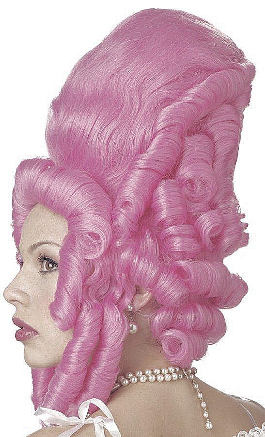 Marie Antoinette Pink French Adult Costume Wig