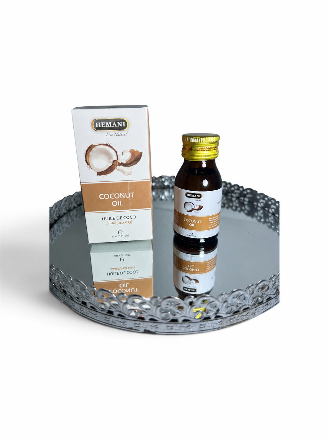 Hemani Coconut Oil 30ml Pure Natural Hair Skin Body Moisturizing Oil Unisex