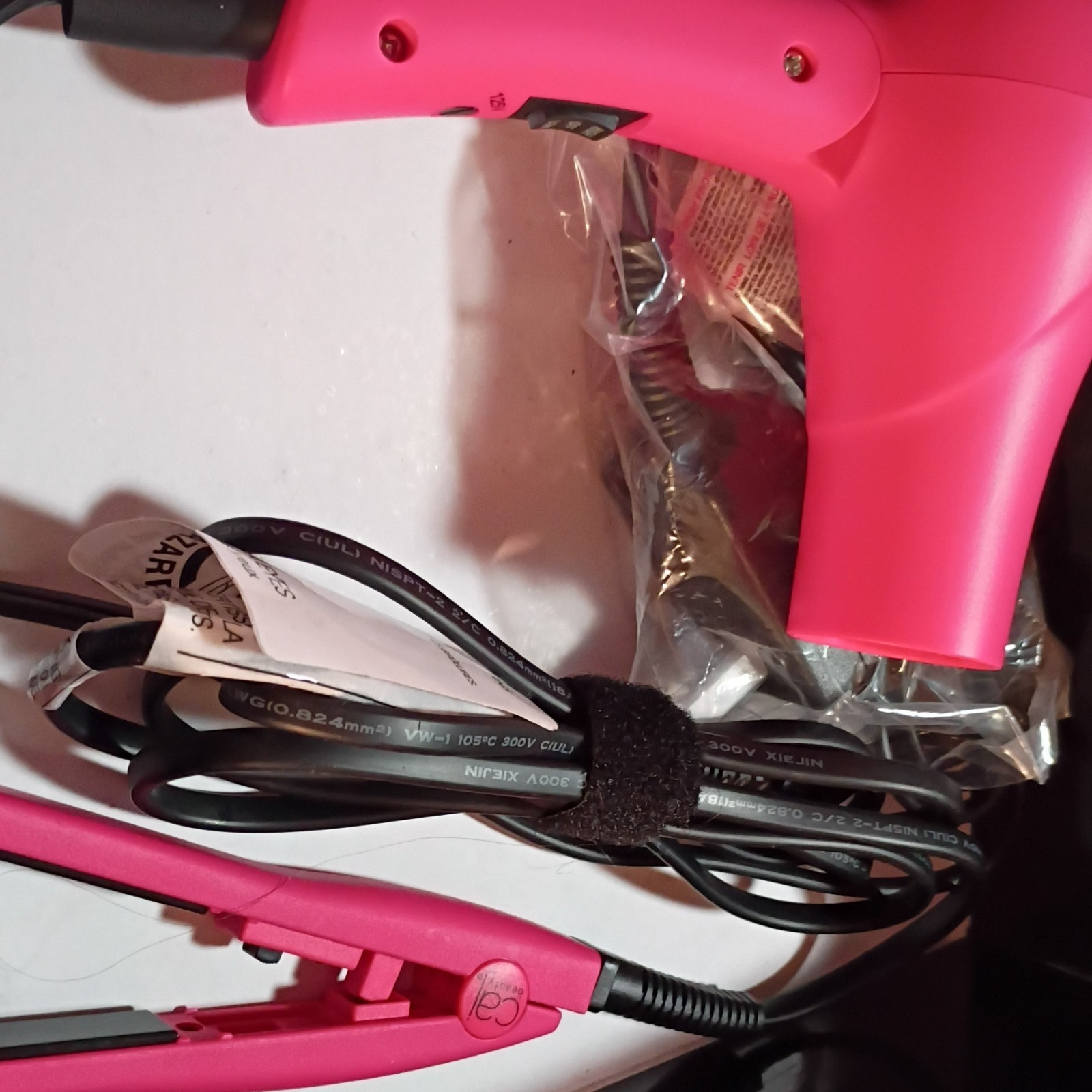 CAJ Beauty Professional Volumizing Super Mini Tool Set Dryer Curl Style Iron