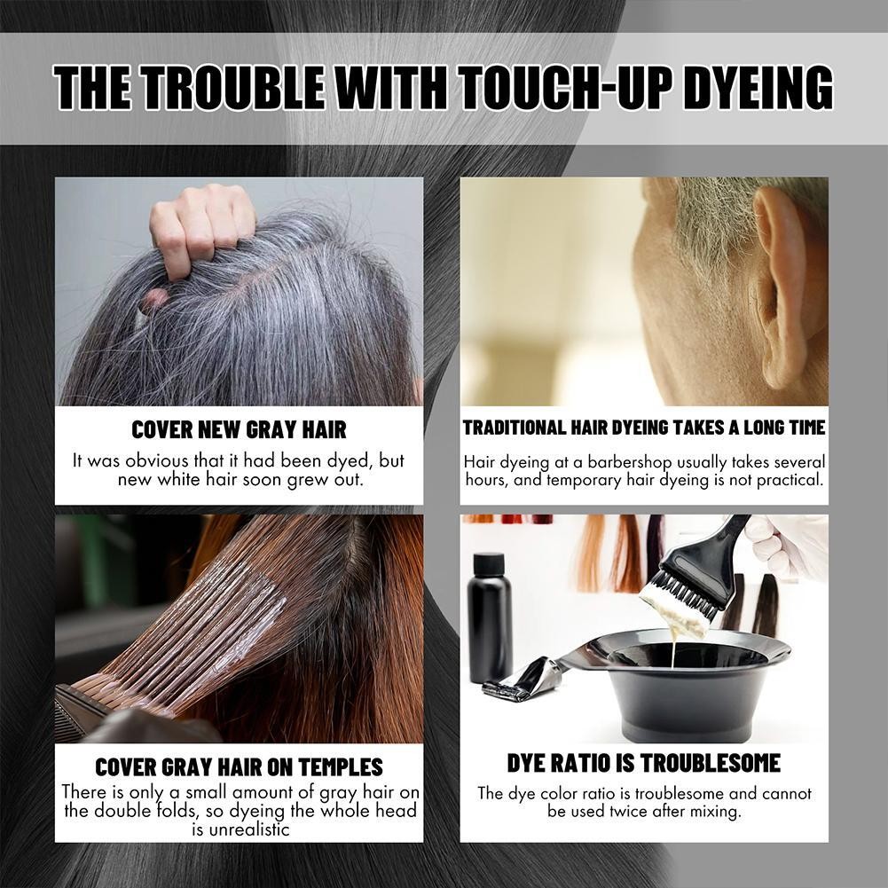 Dyeing Fruit Cream with Comb Fruit Hair Dye Plant extract dye hair C5E5