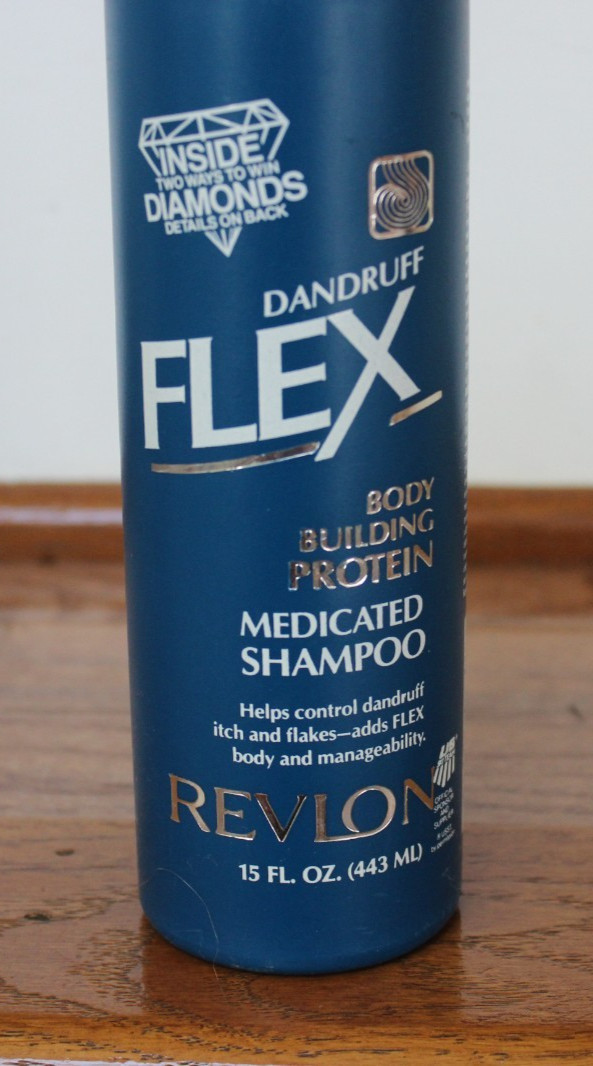 Vintage Revlon FLEX Dandruff Body Building Medicated Shampoo, 15 fl. oz., PROP