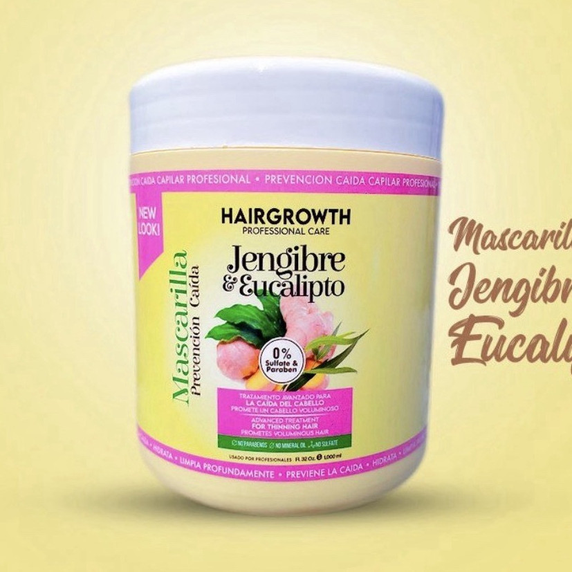 Hairgrowth Professional Care Ginger & Eucalyptus Hair Mask Hair Growth 32 oz