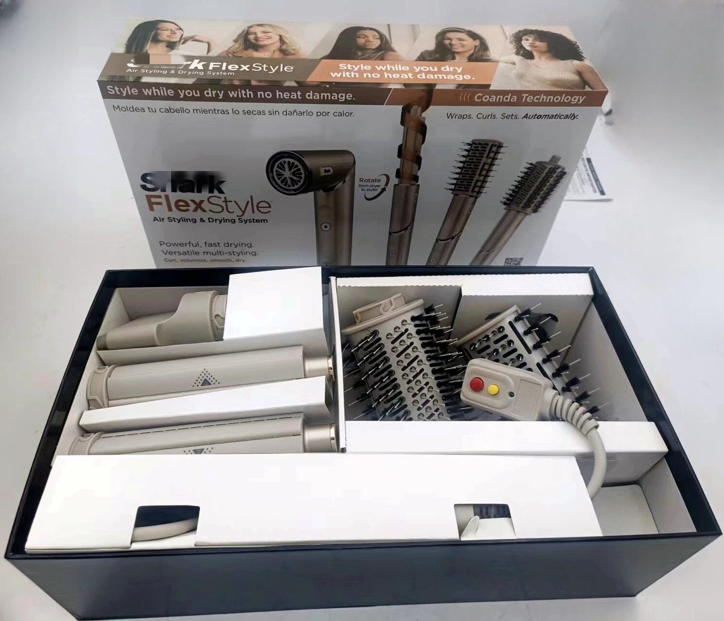 Flex Style1300W Air Styling & Drying US System – Stone (HD430)